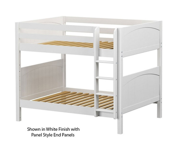 Maxtrix FIT Medium Bunk Bed Full Size White | 26289 | MX-FIT-WX