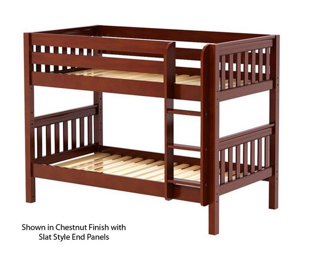 3*3様 BENTL UPSHOT WMNSM Maxtrix HOTSHOT Low Bunk Bed Twin Size Chestnut | Shop Kids