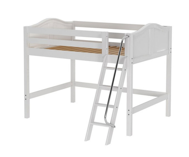 Maxtrix KONG Mid Loft Bed Full Size White | Maxtrix Furniture | MX-KONG-WX