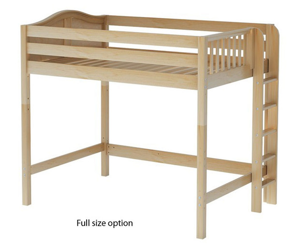 Maxtrix SLAM High Loft Bed Twin Size Natural | Maxtrix Furniture | MX-SLAM-NX