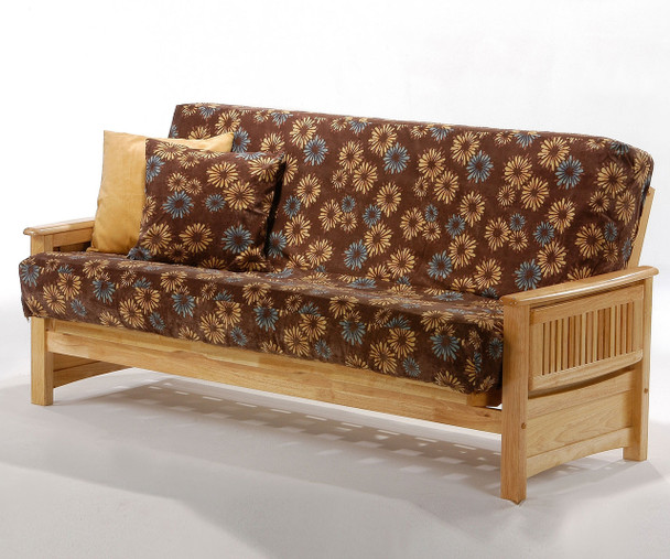 Sunrise Futon Sofa Natural | Night and Day Furniture | ND-Sunrise-NA