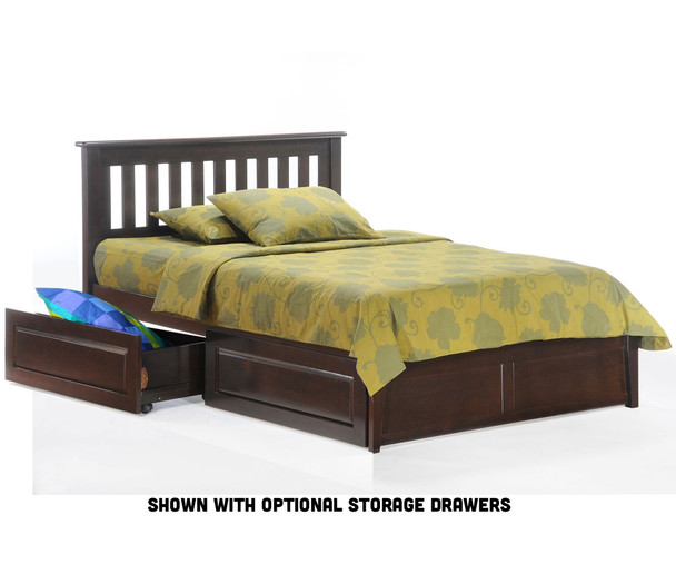 Timber Creek Rosemary Platform Bed Chocolate | New Energy Furniture | TCPB-CTE