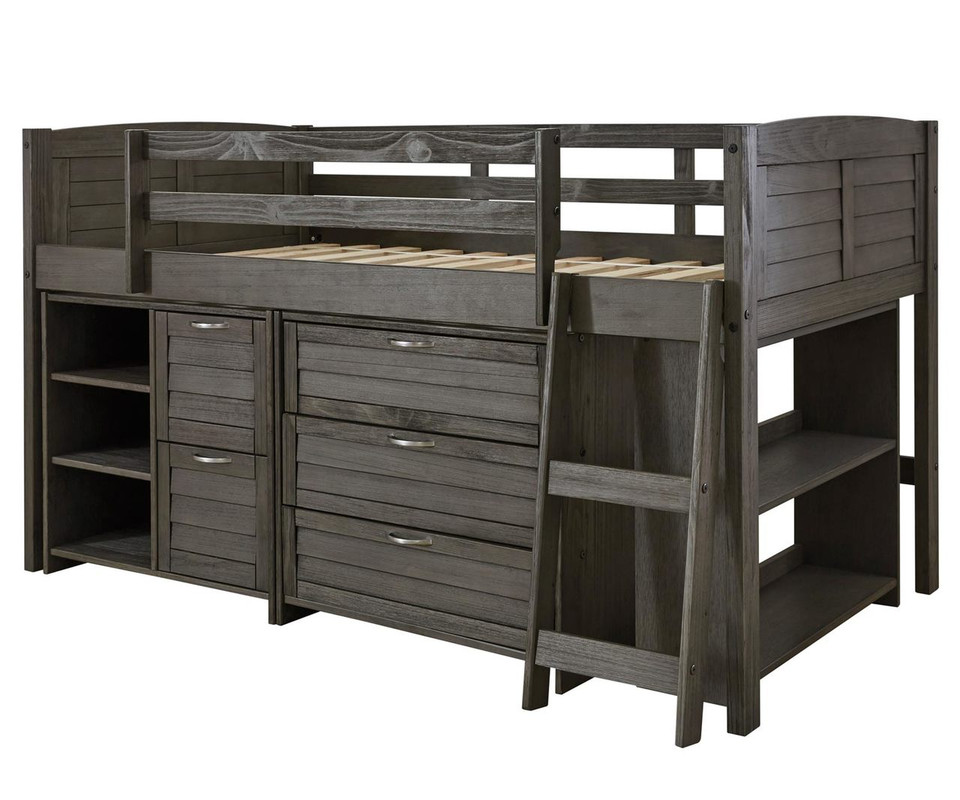Caitbrook Twin Size Loft Bed B38862 Ashley Kids Furniture Kids & Teens Bedroom Furniture