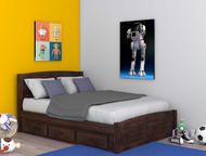 Arthur Chestnut Full Platform Bed | Kids Furniture Warehouse