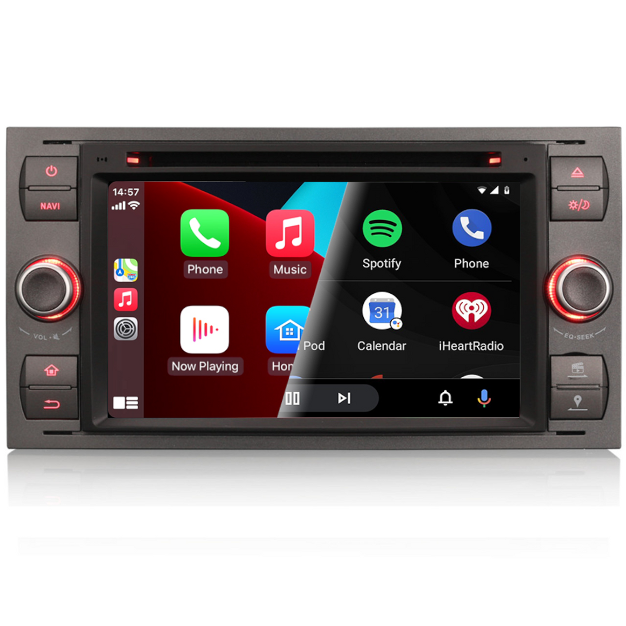 Screen Ford Kuga MK1 2008-2012 mit CarPlay und Android Auto