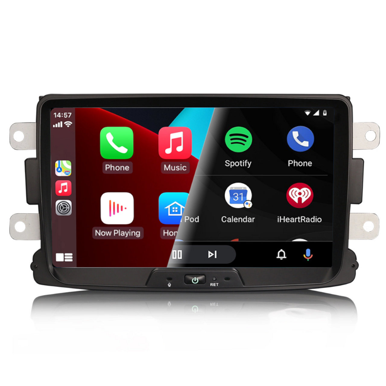 Best Aftermarket Autoradio Stereo for Renault Dacia Duster Logan Sandero  Android 8.0 Oreo Octa Core PX5 Ram 4GB Rom 32GB Car Radio Player GPS Head  Unit Navigation System Wifi Bluetooth DAB+