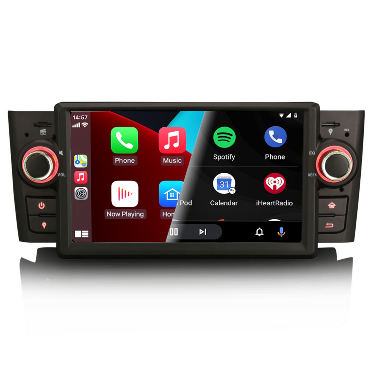 Erisin ES8579T Android 12 8-Core Car Stereo GPS Sat Nav DVD Radio for AUDI  TT MK2 7 Touch Screen DAB+ BT 5.0 CarPlay Android Auto WiFi OBD2 4GB+64GB