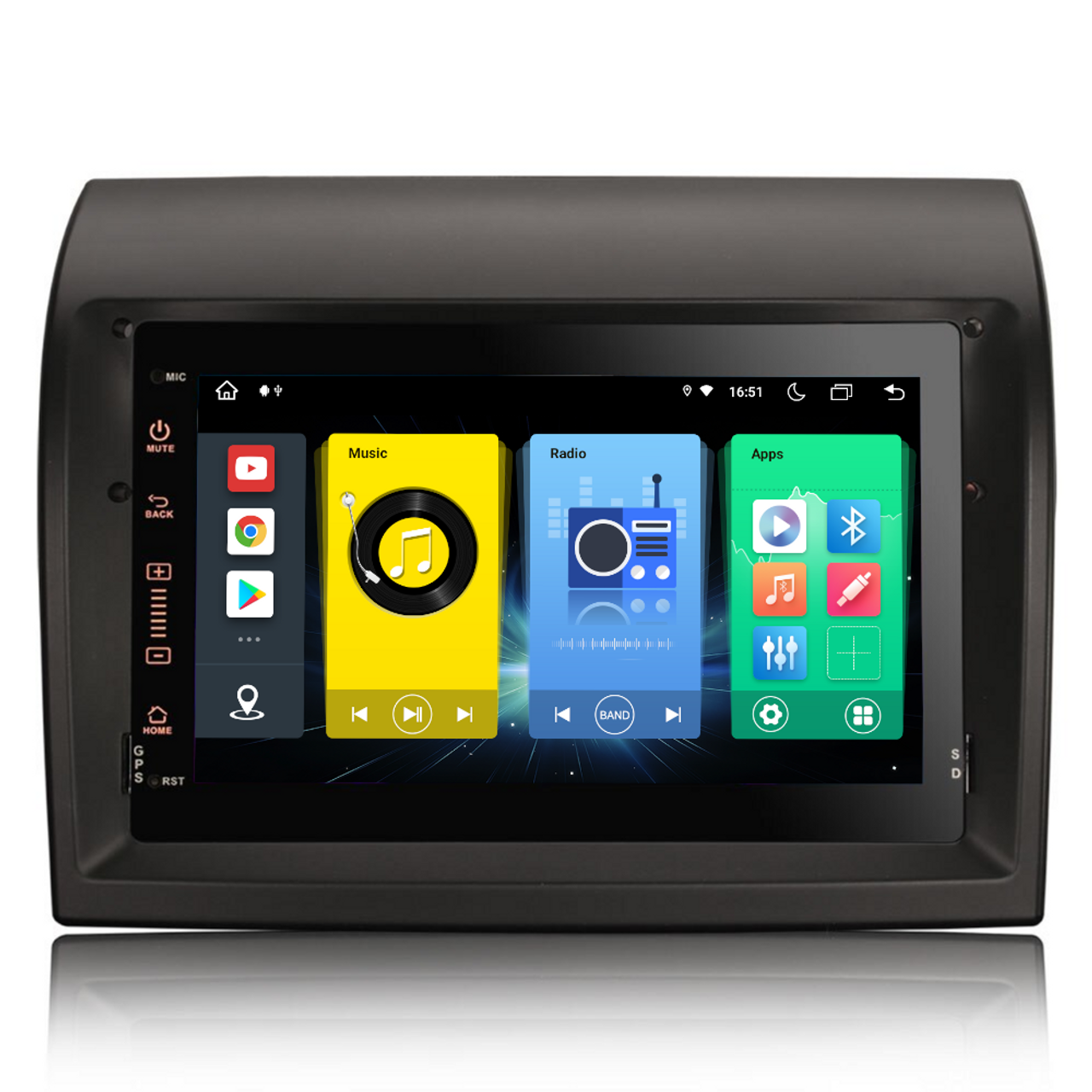 PBA A89PRO-74D 7 Android 12.0 SatNav CarPlay Android Auto Radio