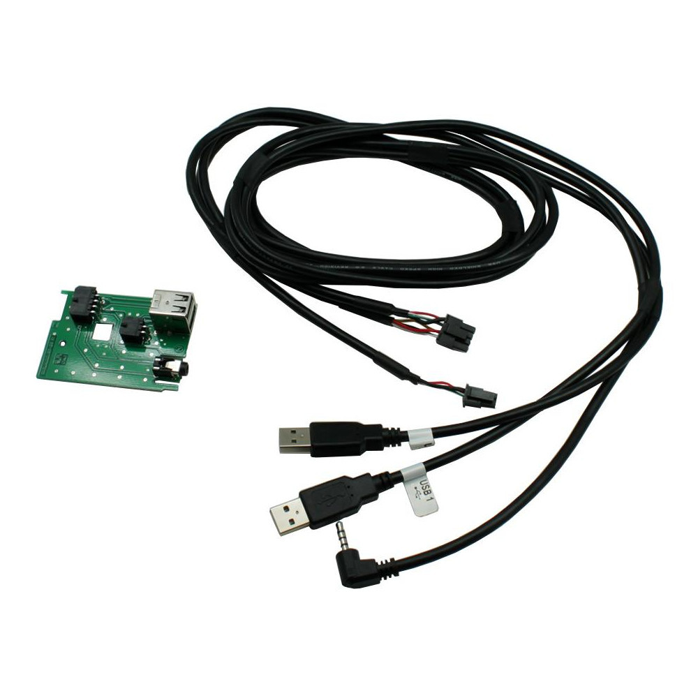 ATD URC-24117 Twin USB & AUX Retention Cable For Subaru BRZ