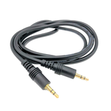 ATD AUX-24359 Gold 3.5mm to 3.5mm AUX-In Jack Audio Transfer Cable Lead For Smart Phones 1m
