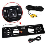 ATD CAM026 Wired Number Plate Surround Rear Reverse Camera Universal UK EU License Plate