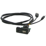 ATD FFU-24244 USB & AUX Retention Cable Factory Ports For Mazda 2 3 5 6 CX5 & CX7