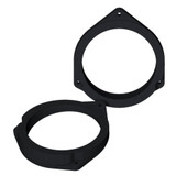 Basser DMFIAT06 MDF Speaker Adapters Rings For Abarth, Chrysler, Fiat, Lancia front door Basser DMFIAT06 MDF Speaker Adapters Rings For Abarth, Chrysler, Fiat, Lancia front door