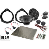 BLAM EXPRESS Complete Speaker Upgrade Kit For Audi A3 A4 TT 165mm 2-Way Component Speaker