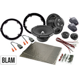 BLAM RELAX Complete Speaker Upgrade Kit For Honda Accord Civic CR-V CR-Z HR-V 165mm (6.5 Inch)