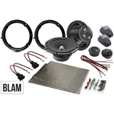 BLAM RELAX High Quality 2-Way Component Complete Speaker Upgrade Kit For Skoda 165mm