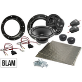 BLAM EXPRESS Complete High Quality Speaker Upgrade Kit For Volkswagen Skoda 165mm 