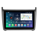 PBA VW2069M 2K QLED Sat Nav GPS With CarPlay Android Auto Radio For VW Polo Mk5 Matt Black