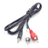 ATD RCA-32004 AUX 3.5mm Jack Male Port To Phono RCA Cable 2 Male Audio Lead Stereo 1.2m