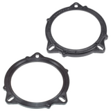 ATD SAR-40129 Front & Rear Door Speaker Adapter Rings (100mm 4") For BMW Mini Tesla Models