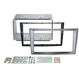 ATD RFP-50814MC Double DIN Fascia Frame For Vauxhall With Crease In Metallic Charcoal Grey