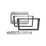 ATD RFP-50700B Double DIN Fit Radio Fascia Frame Panel For Vauxhall Without Crease In Black