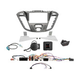 ACV 621114-26-7 Double DIN HU Fitting Installation Kit For Ford Custom Mk1 Euro5 Phoenix Silver