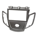 ATD RFP-50775S Double DIN Car Radio Fascia Frame Panel Silver Ford Fiesta Mk7 W/O Red Display