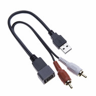 USB AUX Retention Cables