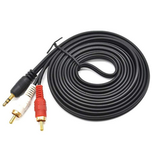 ATD RCA-32000 Gold Plated 3.5mm Jack Phono RCA Cable to 2 Male RCA Audio Lead Stereo