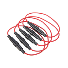 ATD FHF-83100 Automotive Transparent Electrical Current Inline Glass Fuse Holders (5 Pcs)