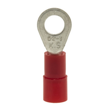 ATD WSC-82202 Red Insulated Crimp Terminals 4.3mm Ring (100pcs) Electrical Connectors