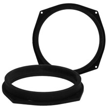 Basser DMBMW02 MDF 200mm Front Seat Speaker Adapters Rings For BMW 1 3 5 7 Series & Z4