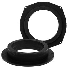 Basser DMBMW03 MDF 165mm Front Seat Speaker Adapters Rings For BMW 1 3 5 7 Series & Z4