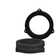 Basser DMBMW08 MDF 130mm Front Door Speaker Adapters Rings For BMW X5 & X6 (2013 Onwards)