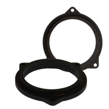 Basser DMBMW09 MDF 100mm Front And Rear Door Speaker Adapters Rings For BMW 1 3 Series