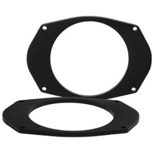 Basser DMJEEP01 MDF Front And Rear Door Speaker Adapters Rings For Jeep Grand Cherokee
