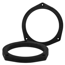 Basser DMSUBA01 165mm Front Door Speaker Adapters Rings For Subaru Legacy Outback Mk4