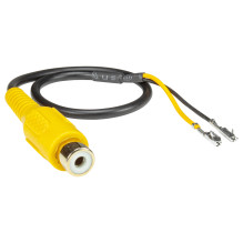 ATD CAO-27003 RCA Female Connector With Wire Crimp 2-Pin Terminal For Ford SYNC 2 SYNC 3