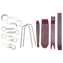 ATD WST-85755 14 Piece Car Audio Release Keys & Dashboard Trim Tool Panel Plastic Removal Set
