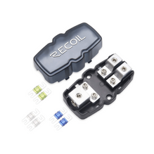 RECOIL MFH12 High-Performance Inline Fuse Holder Mini ANL Dual 4/8 AWG Gauge Input & Output