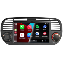 PBA A85PRO-50B 7" Android Sat Nav CarPlay Android Auto BT Car Radio For Fiat 500 Abarth In Black