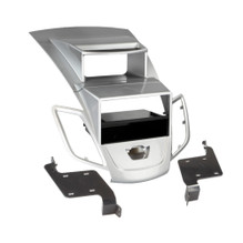 ATD RFP-50774S Double DIN Fascia Panel For Ford Fiesta Mk7 (2008-2017) With Display (Silver)