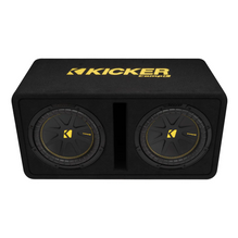 Kicker CompC Dual 10" (250mm) Ported Loaded Enclosure 500W RMS/1000W Peak - 2 Ohm