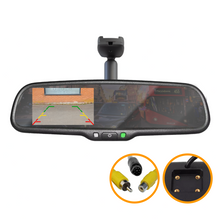 ATD PRO MIR-34578 Rear View Mirror Monitor 4.3" Display Dual Input Reverse Camera AHD CVBS