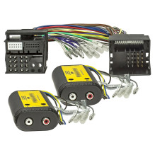 ATD LOC-23004 Adjustable Quadlock T-Harness 4 Channel High-Low Line Out Converter