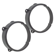 ATD SAR-40099 Door Speaker Adapter Rings Front Rear (165mm 6.5") For Alfa Romeo 147 156 Brera