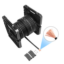 Recoil PG4-80 Premium True Spec 4 Gauge Ground Wire Spool Copper with Flexible Black PVC Jacket 80 Ft