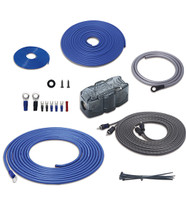 Recoil RCK-8 True Spec 8 Gauge 2-Channel CCA Amplifier Wiring Kit with OFC RCA Cable