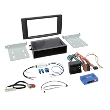 ACV 611320-27-2 Double DIN HU Fitting Installation Kit With Pocket For VW T5 & Touareg  (Quadlock)